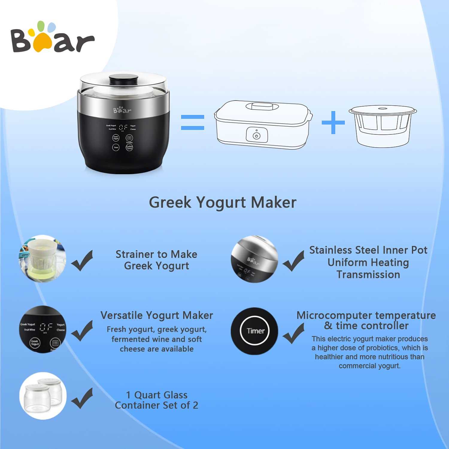 salton yogurt maker instructions manual