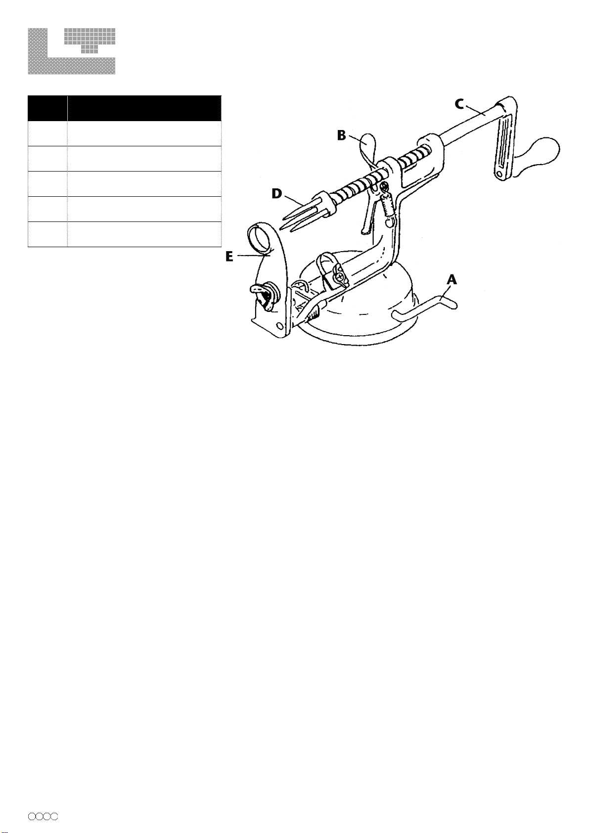 peel away apple peeler instruction manual