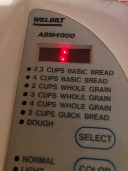 instruction manual for welbilt bread machine