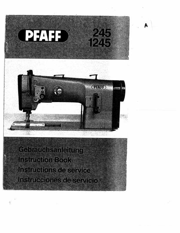 pfaff select 4.0 instruction manual