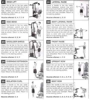 home gym instruction manual