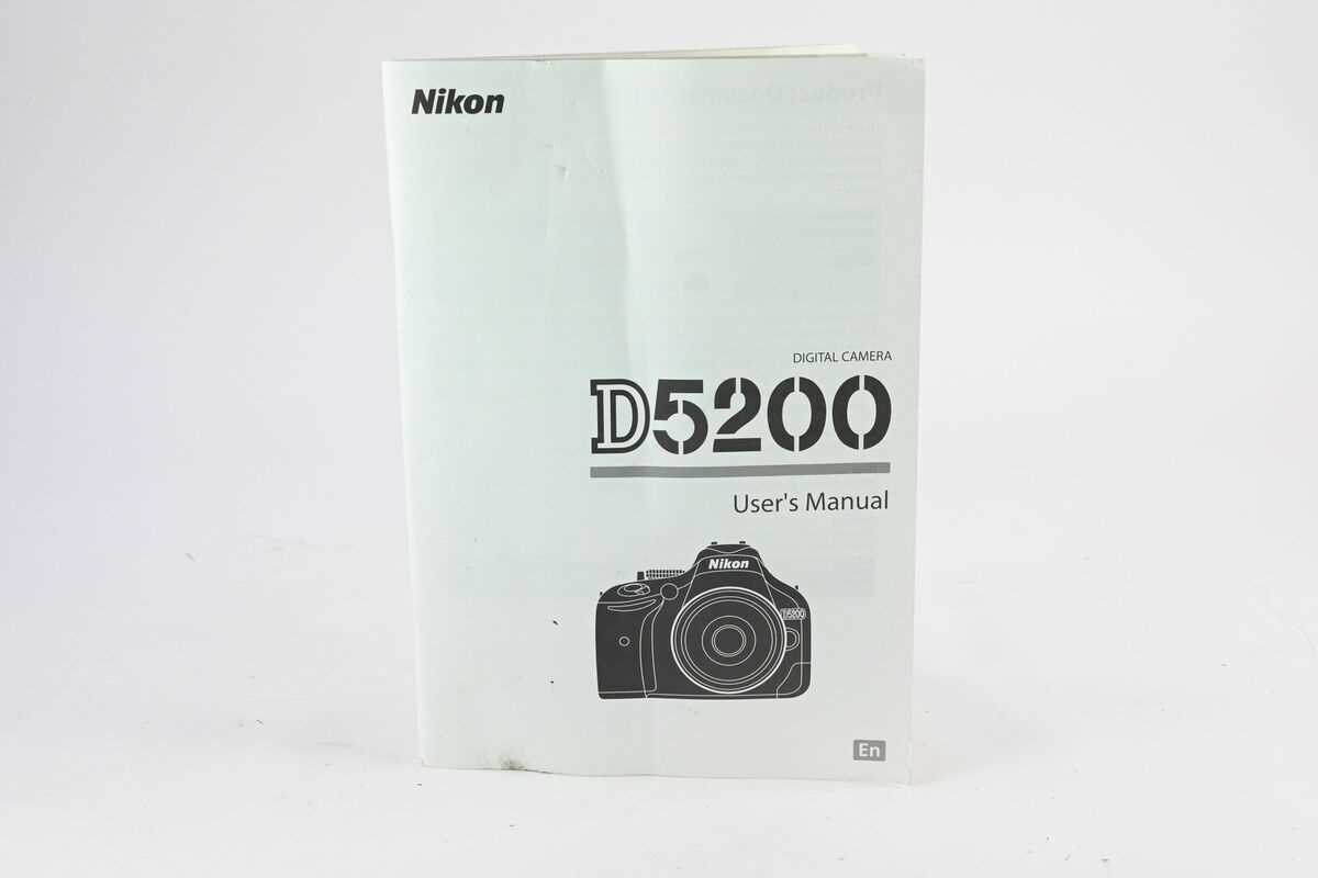 nikon d5200 instruction manual