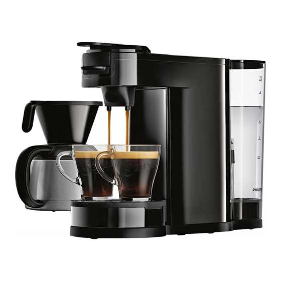 philips senseo coffee maker instruction manual