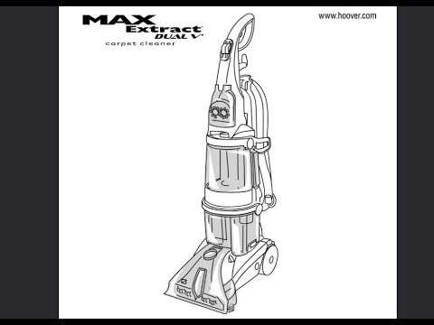 hoover max extract instruction manual