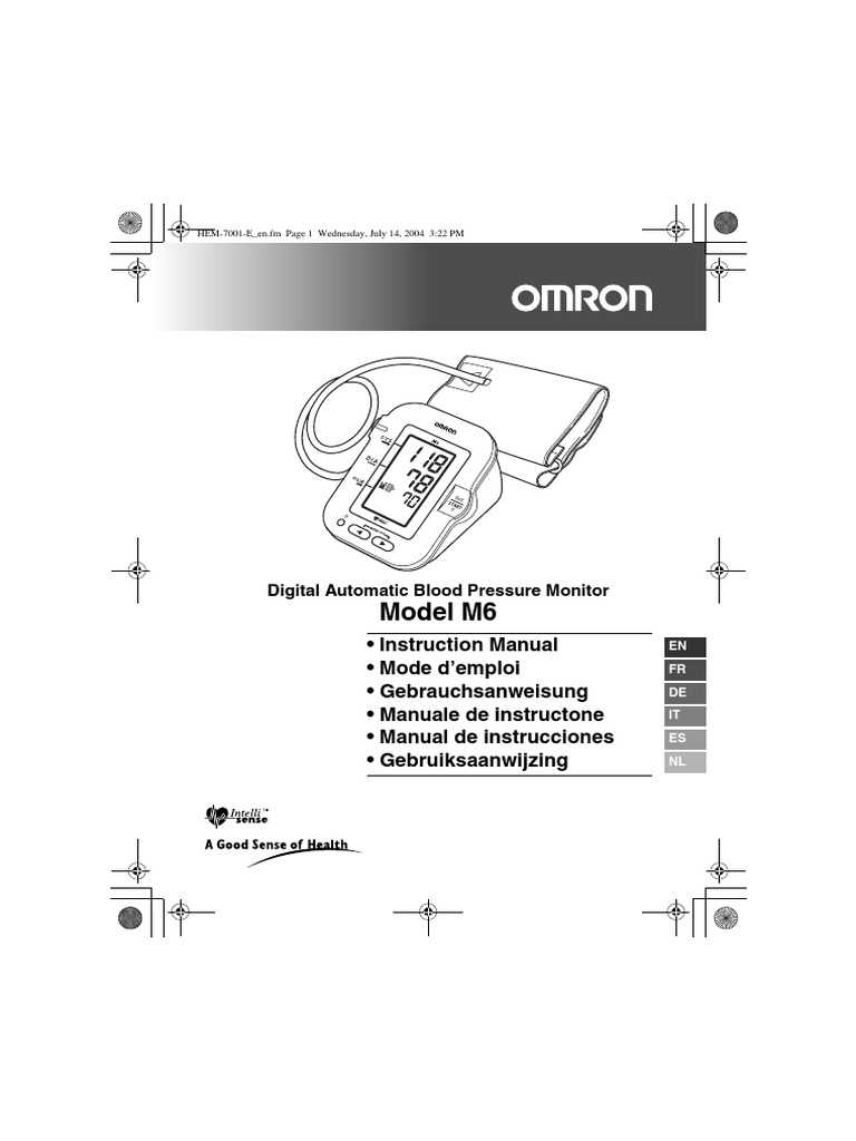 omron bp762 instruction manual