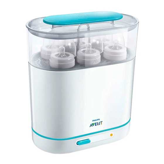 avent bottle sterilizer instructions manual