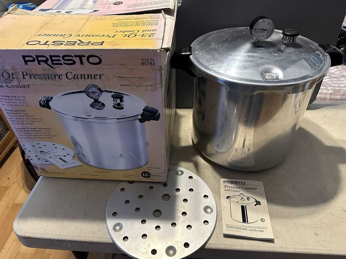 presto cooker canner model 21b instruction manual