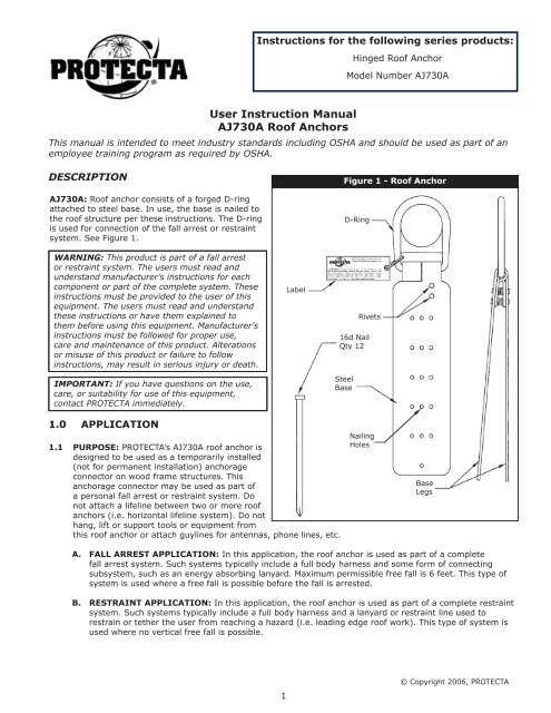 protecta harness instruction manual