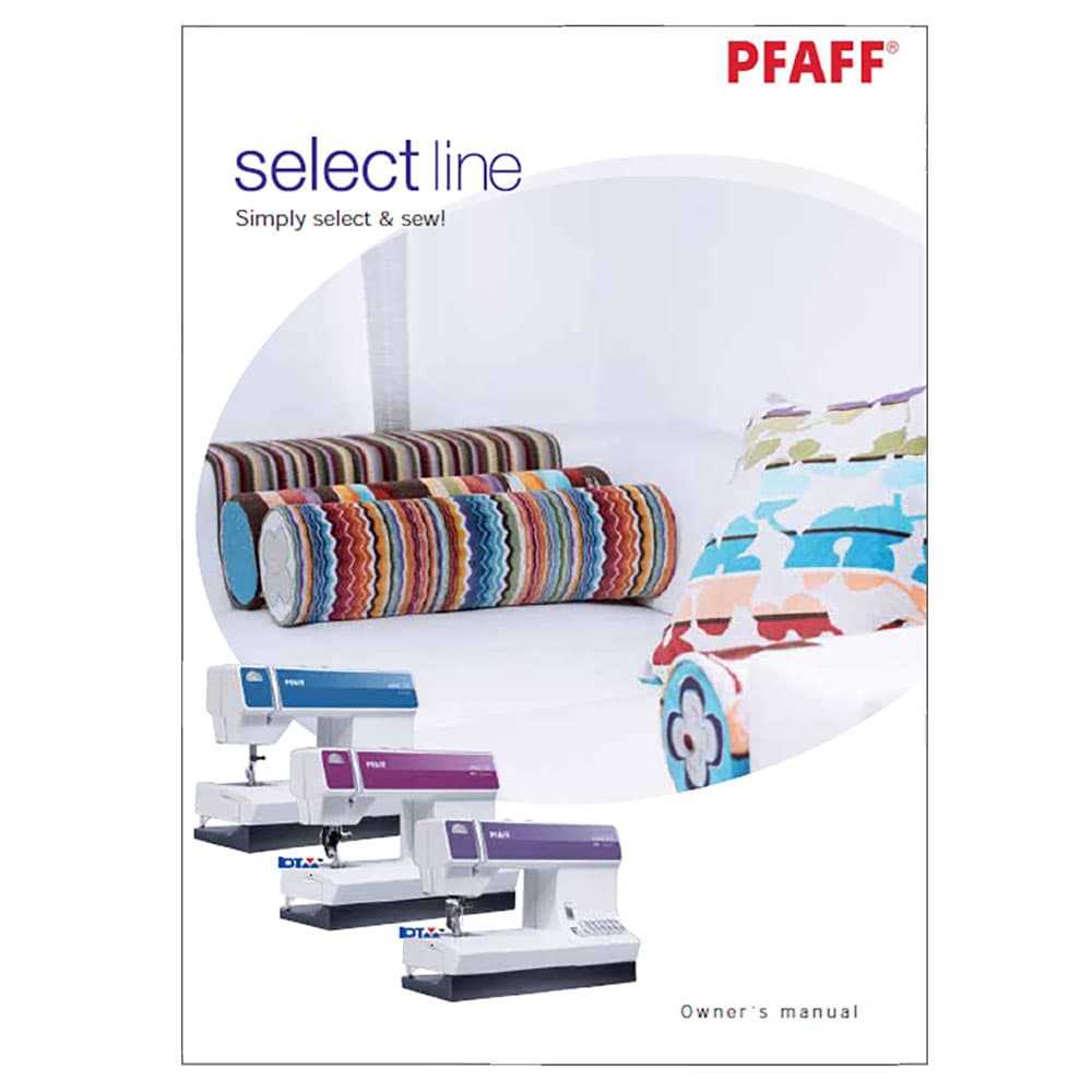 pfaff select 4.0 instruction manual