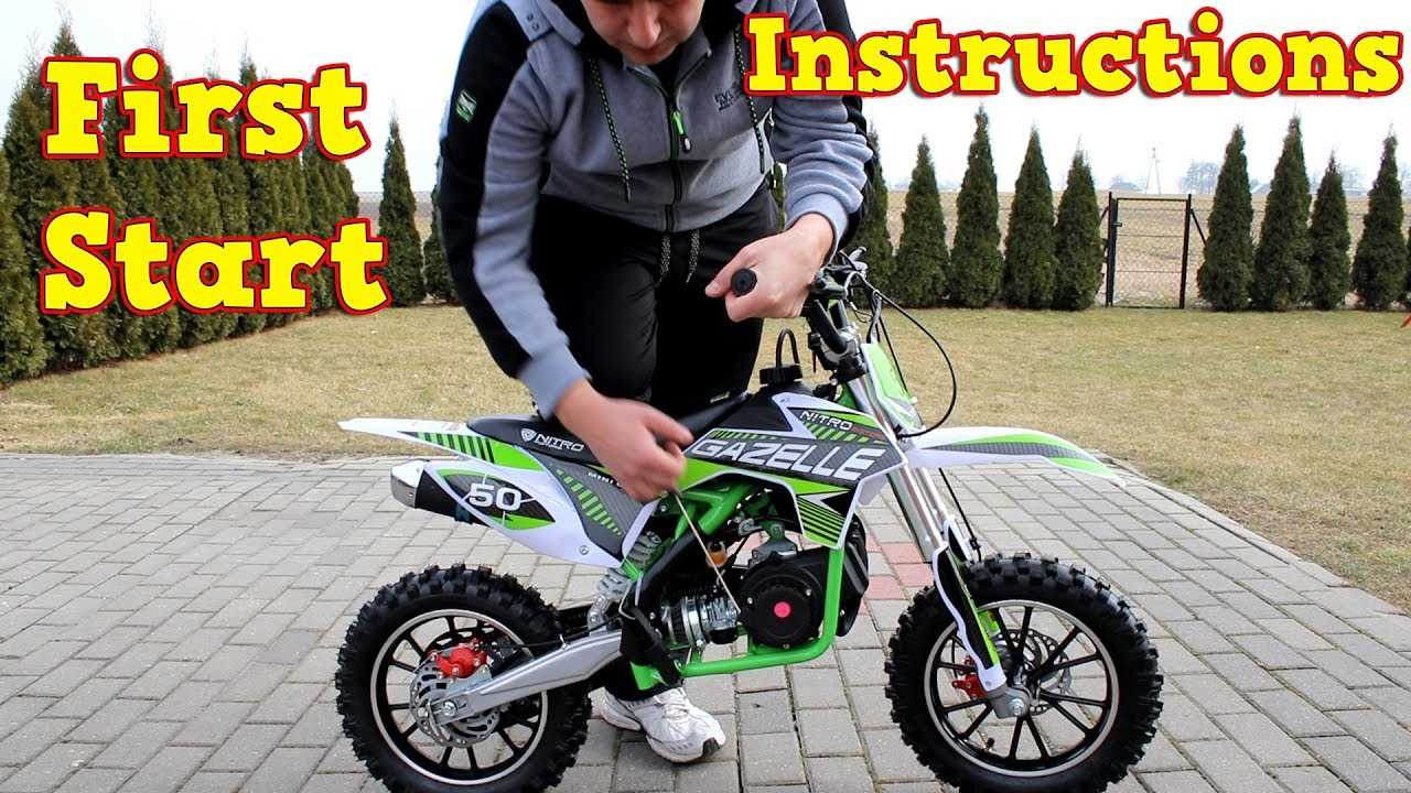 49cc pocket bike instruction manual