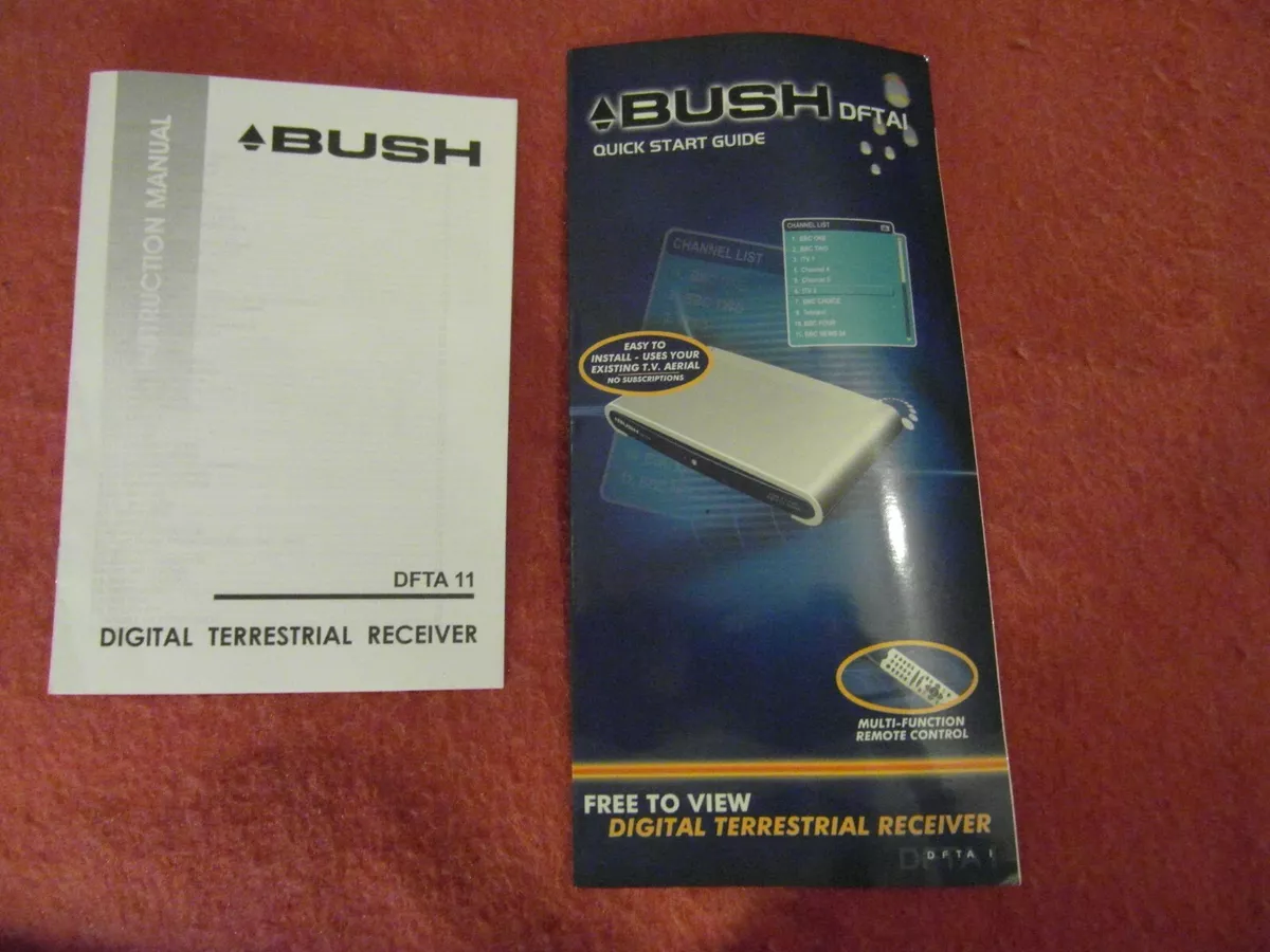 bush tv instruction manuals