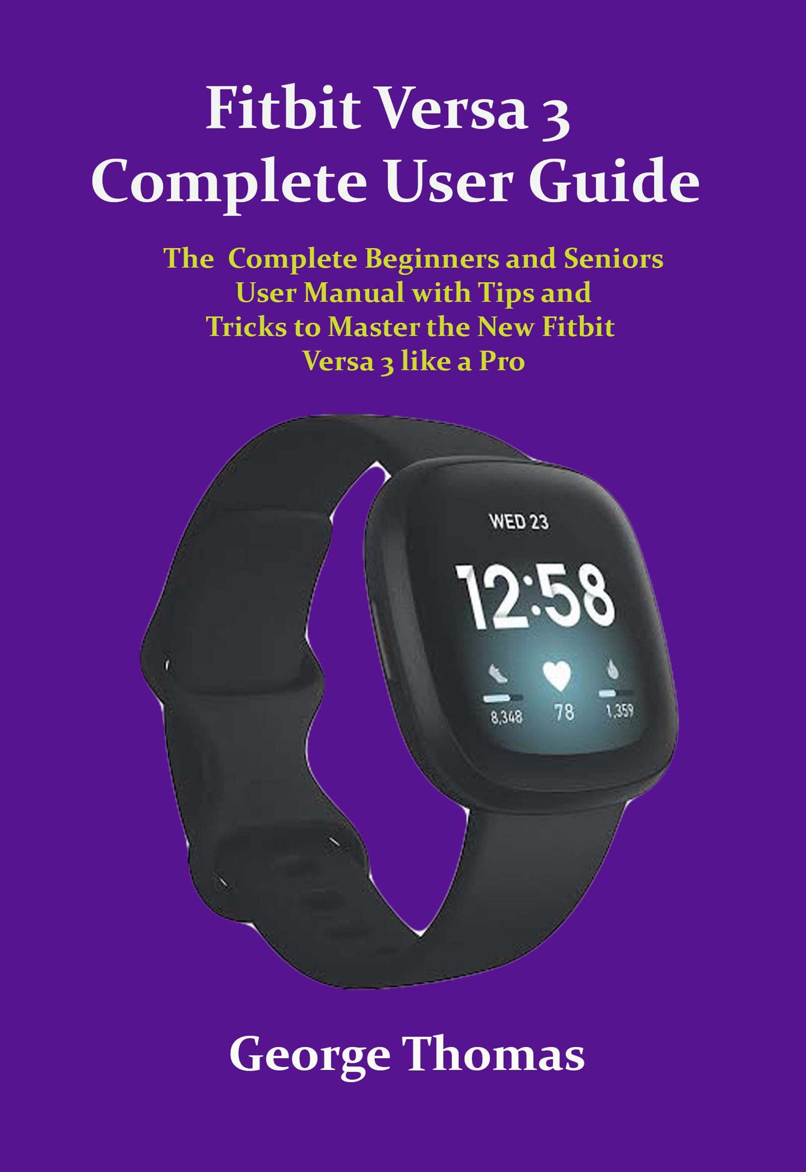 instruction manual for fitbit versa