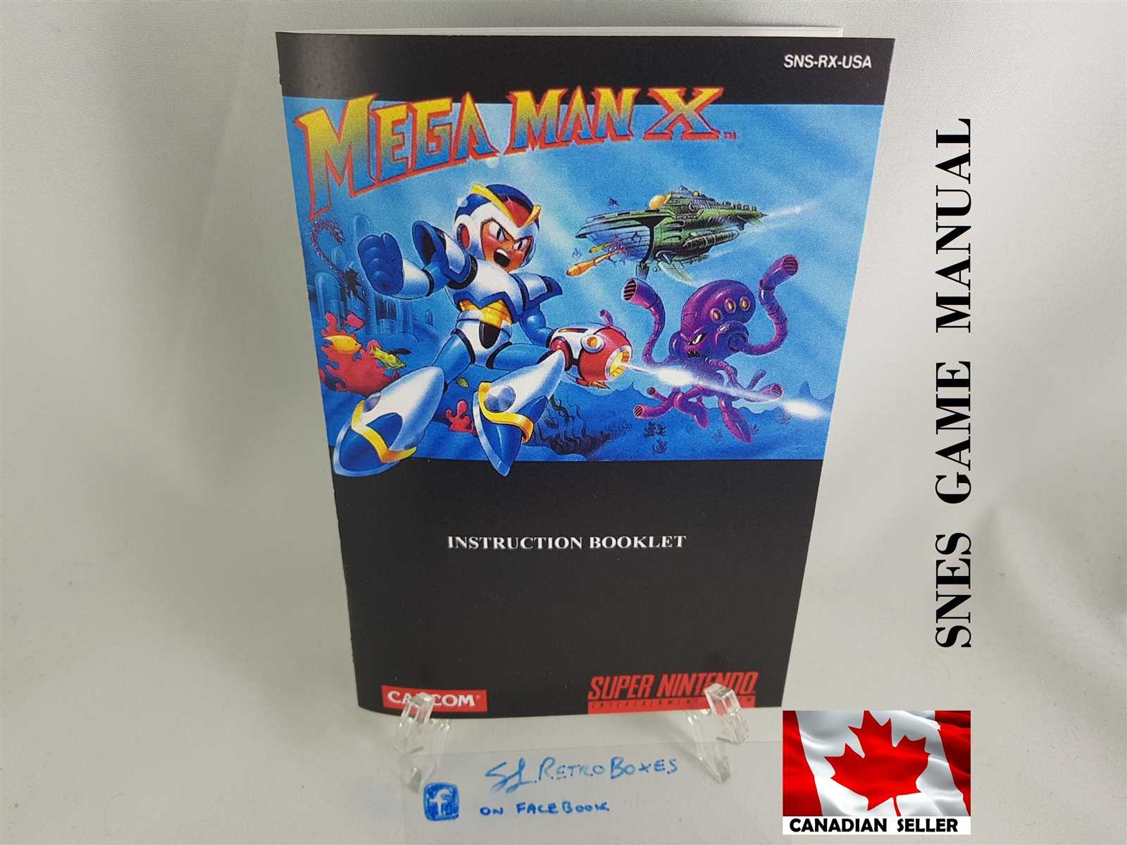 mega man x instruction manual