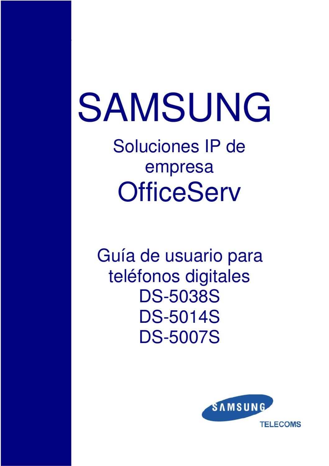 samsung ds 5007s instruction manual