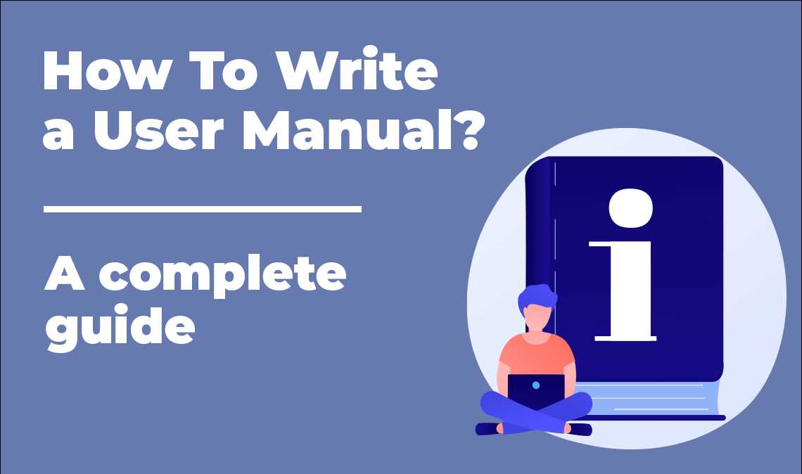 creating an instruction manual