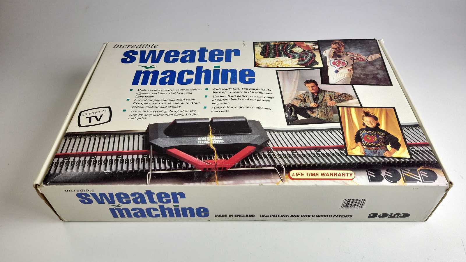 ultimate sweater machine instruction manual