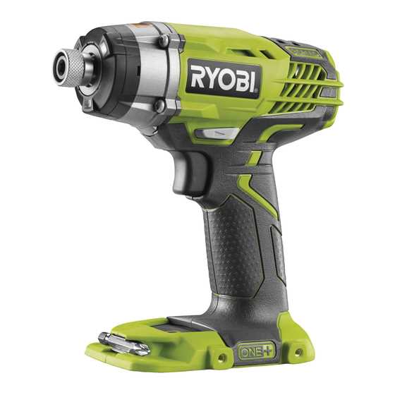 ryobi hammer drill instruction manual