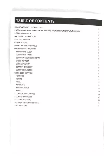 oster microwave instruction manual