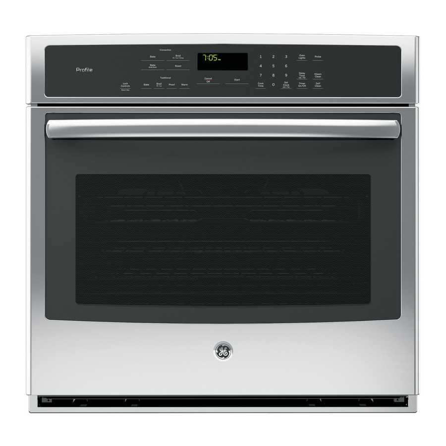 ge profile convection oven instruction manual