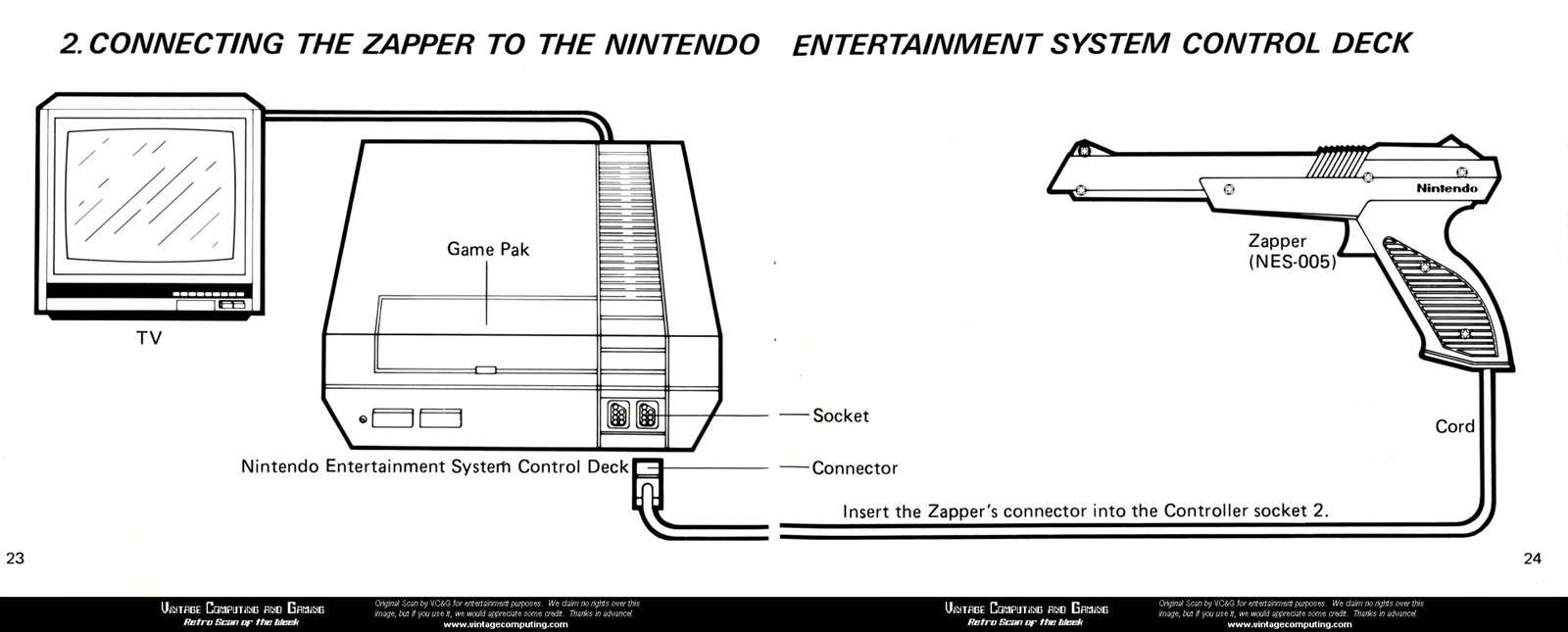 nintendo nes instruction manual