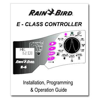 rainbird ism 6 instruction manual