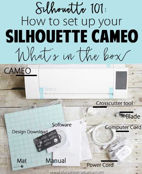 silhouette cameo instruction manual