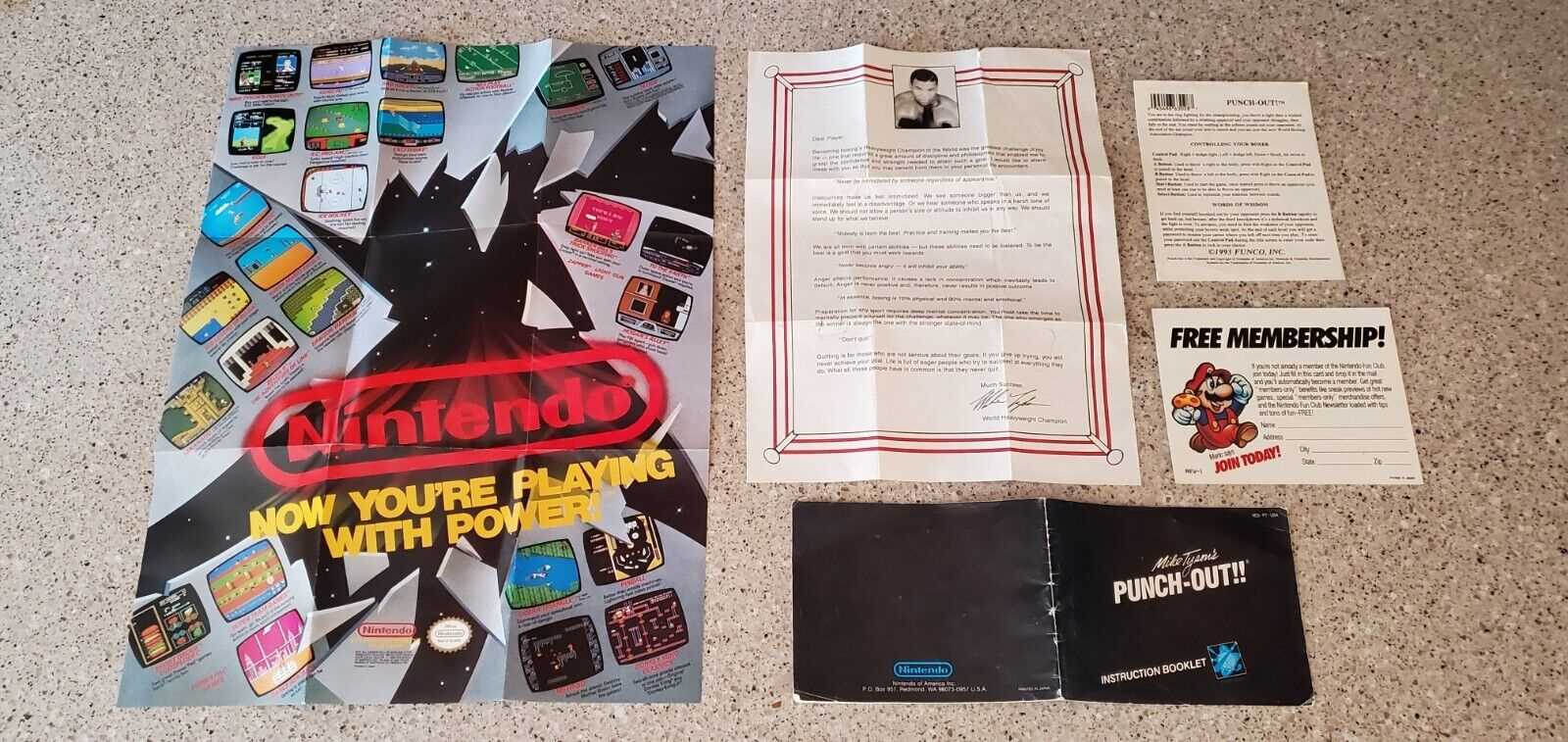 punch out nes instruction manual