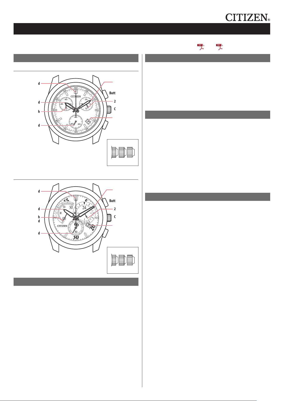 citizen wr100 instruction manual