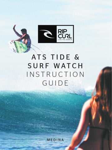 rip curl watches instruction manuals