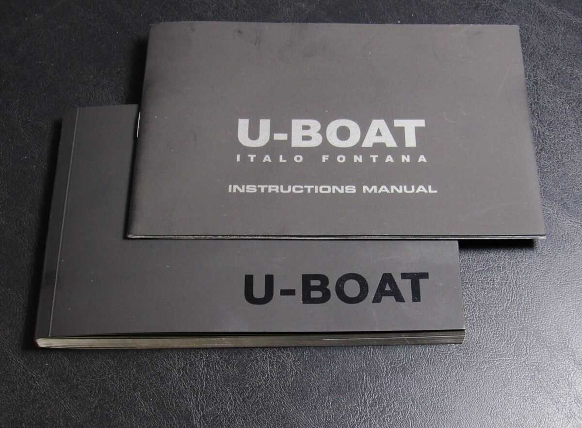 u boat watch instruction manual