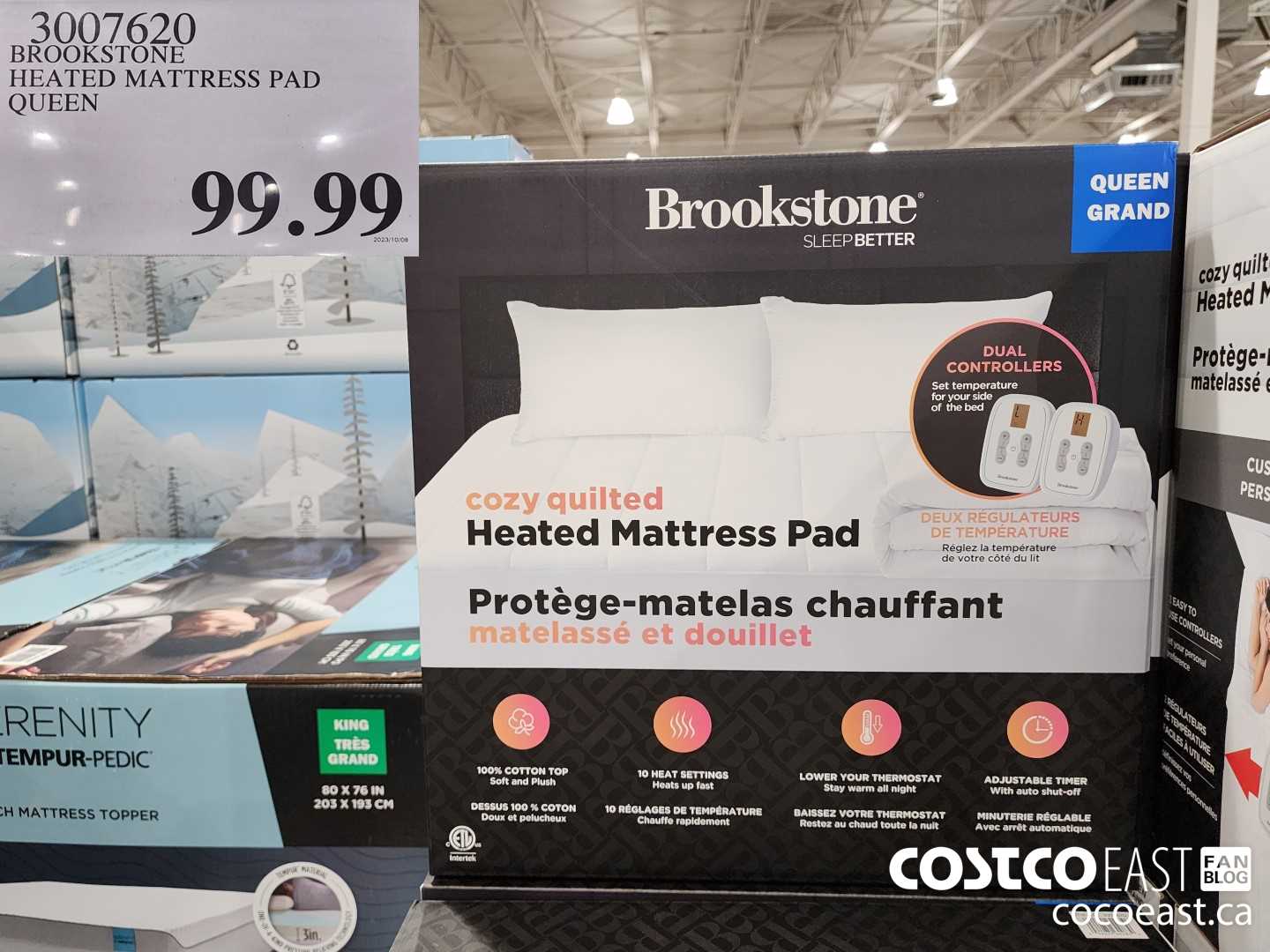 brookstone heated mattress pad instructions manual