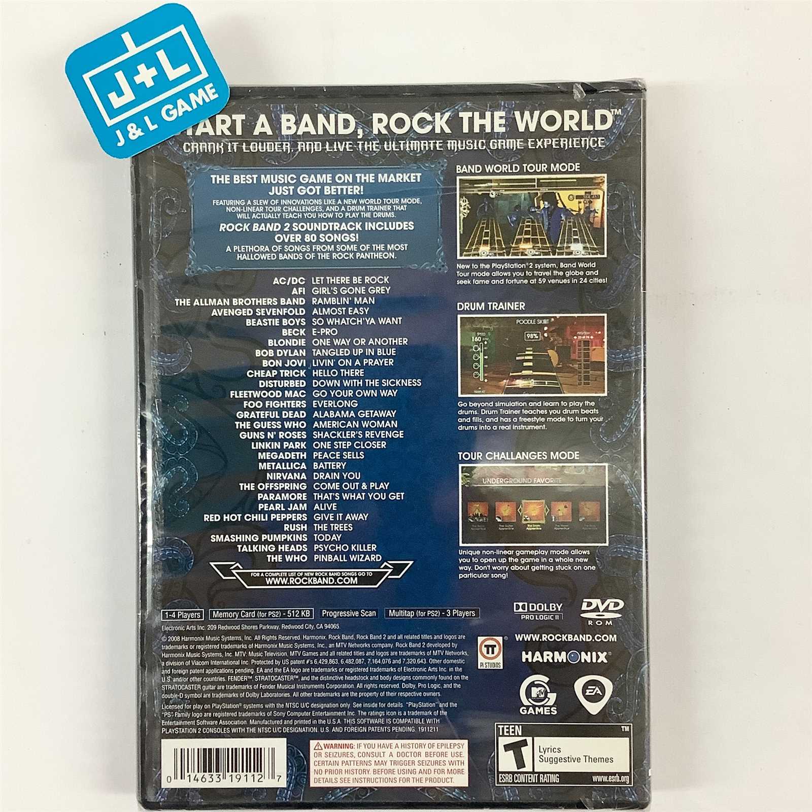 rock band 2 instruction manual