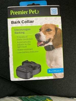 premier pet bark collar instruction manual