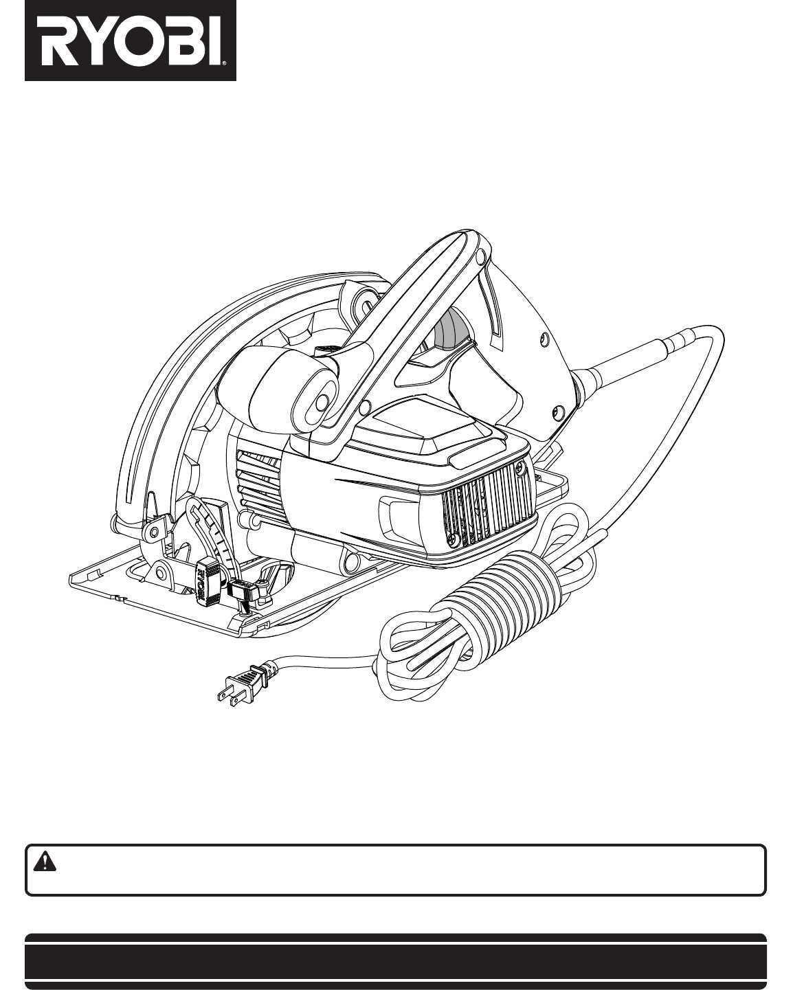 ryobi circular saw instruction manual