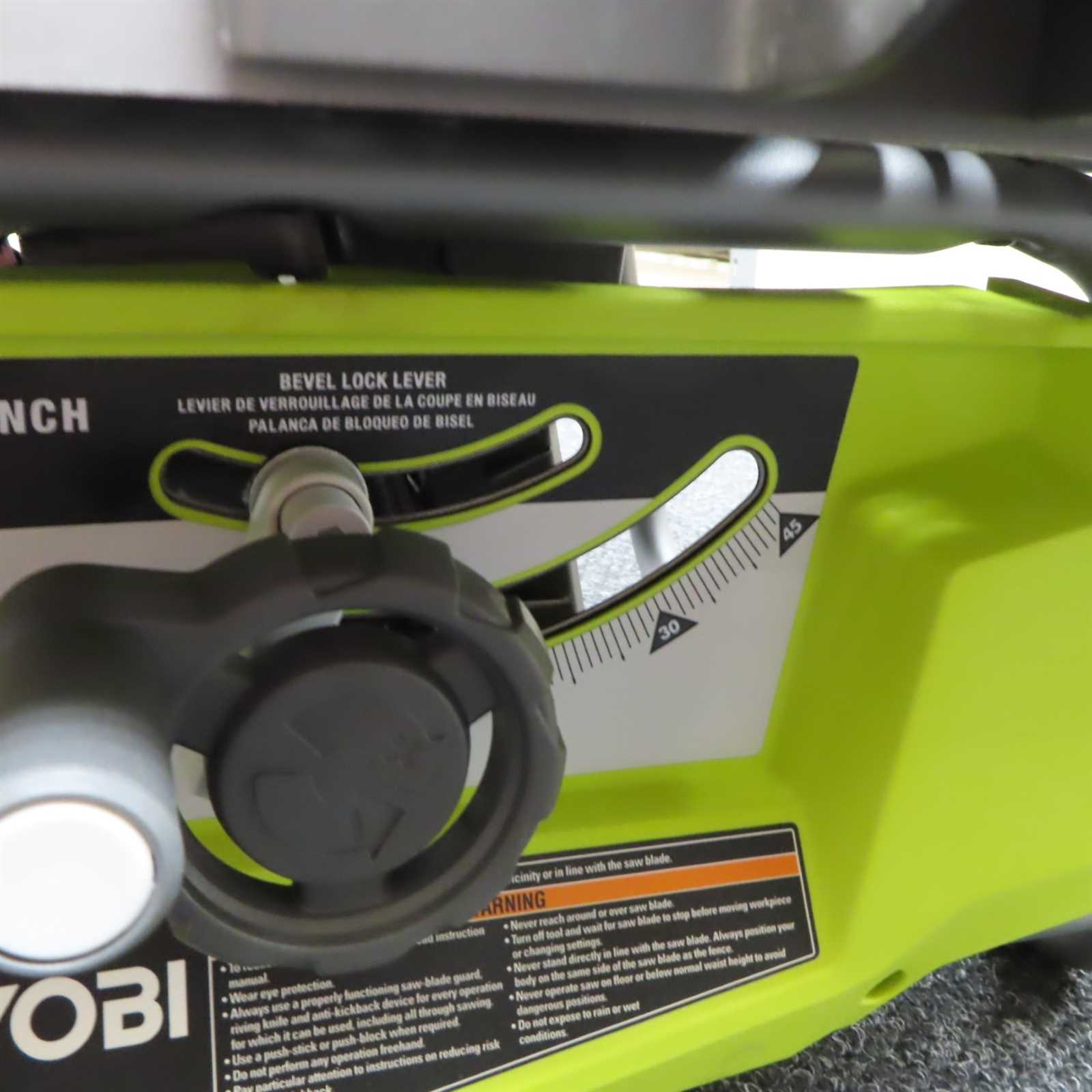 ryobi table saw instruction manual