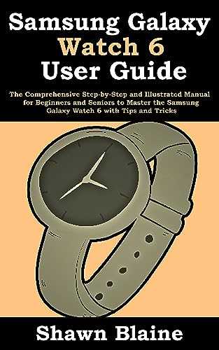 samsung galaxy watch 6 instruction manual