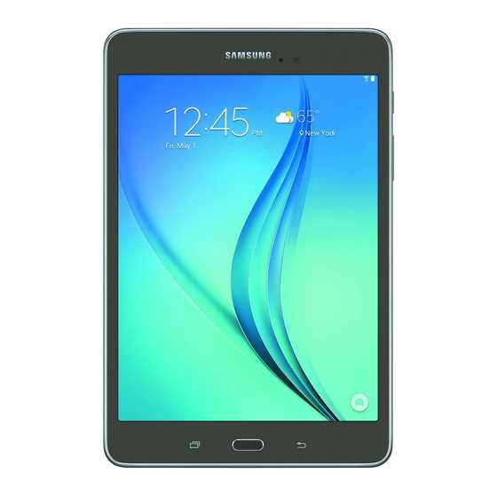 samsung tablet instructions manual