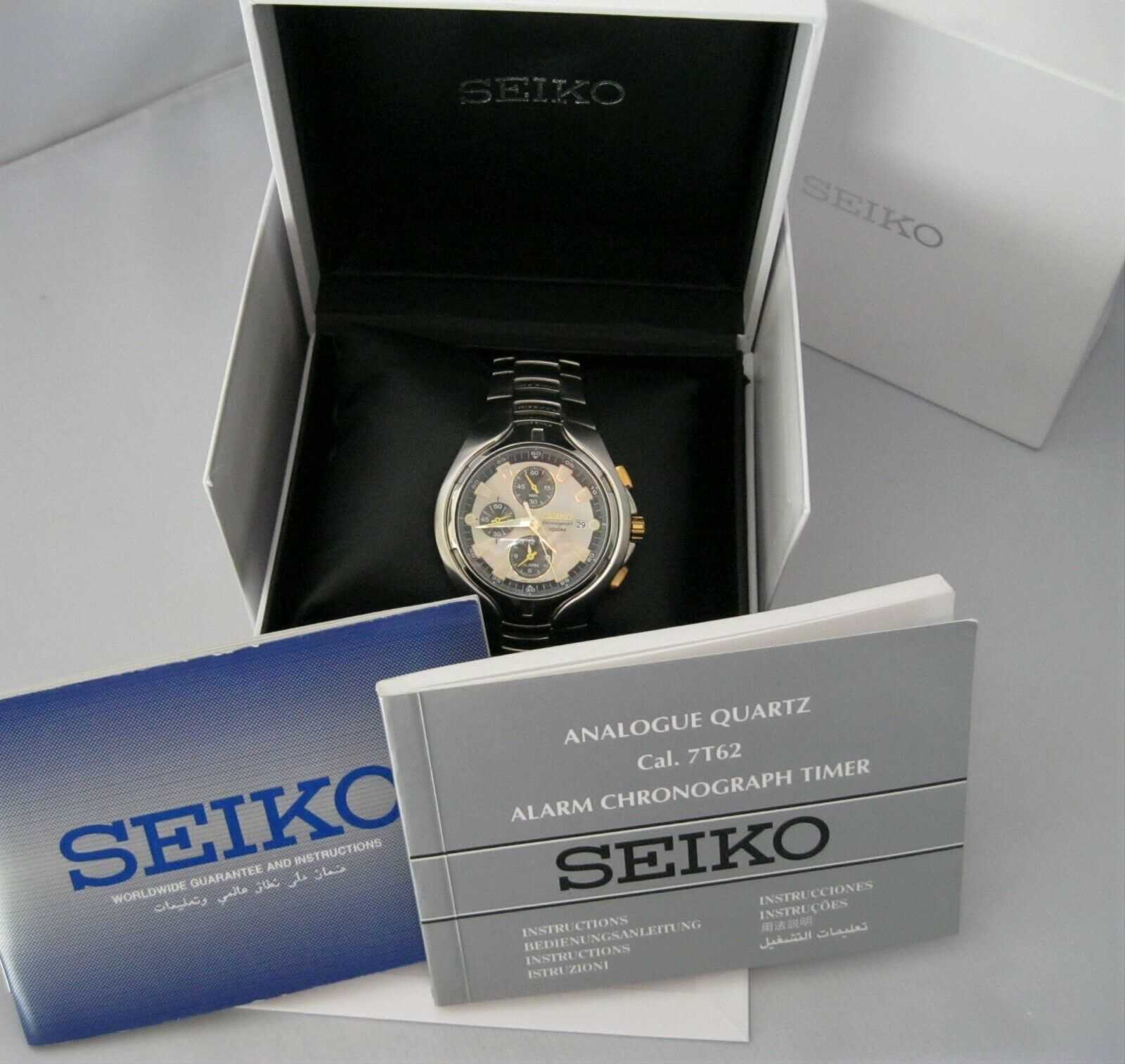 seiko coutura chronograph 100m instruction manual