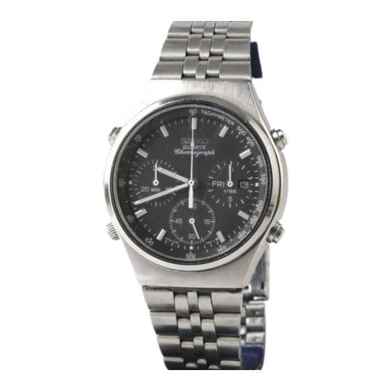 seiko solar watch instruction manual