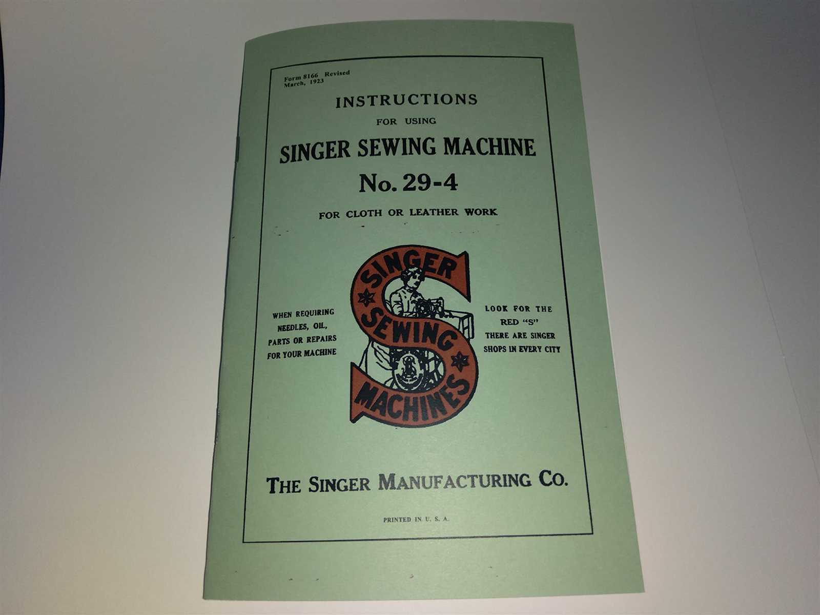 sewing machine instruction manual