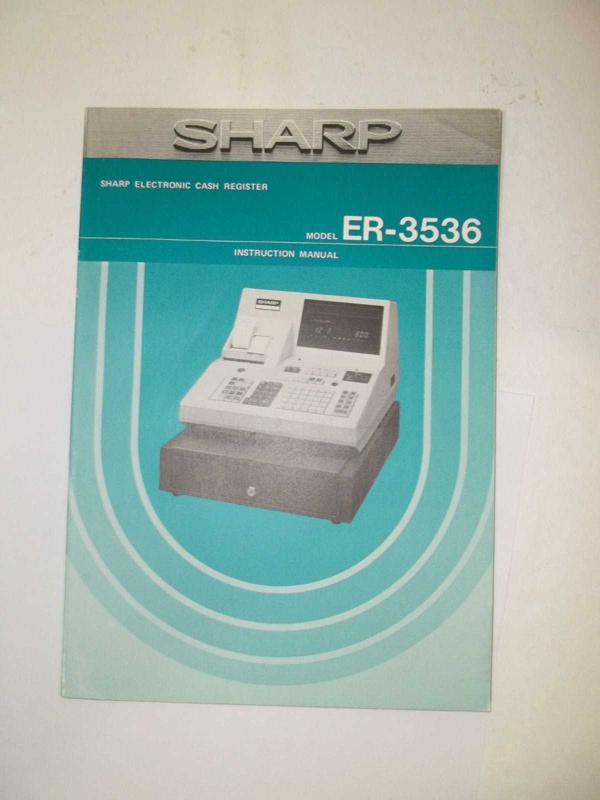 sharp xe a203 instruction manual