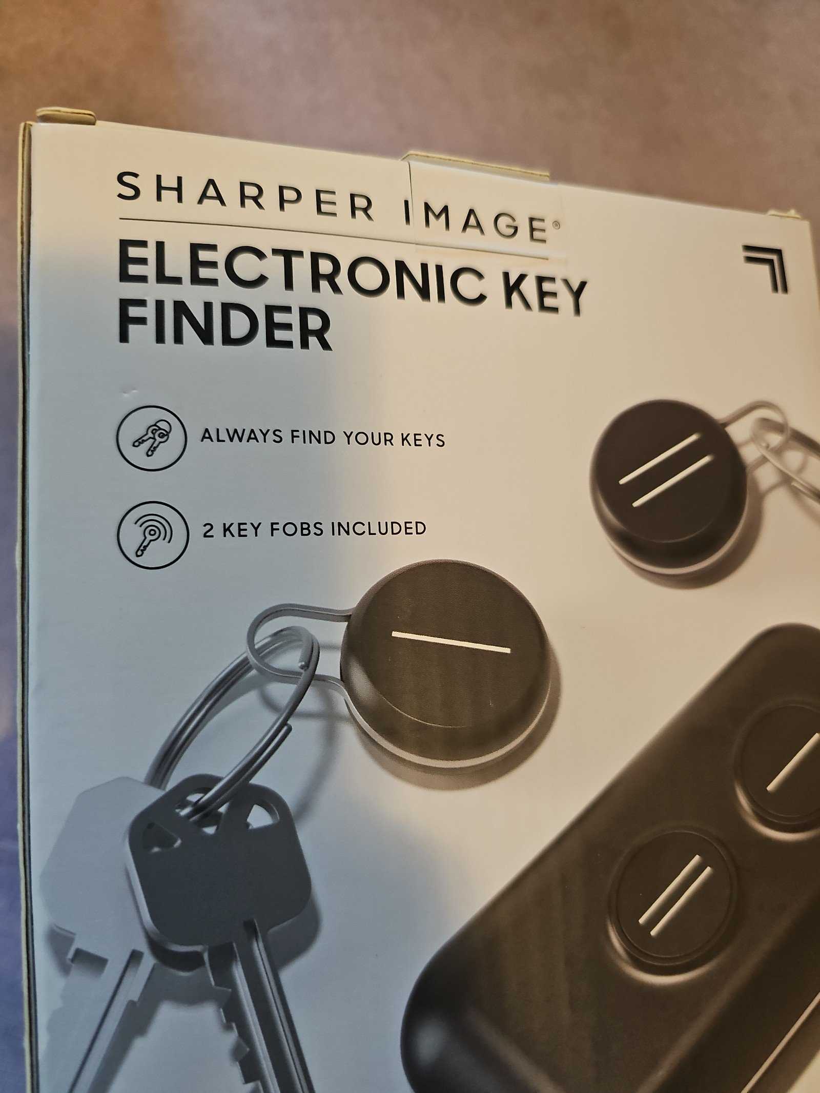 sharper image portable electronic key finder instruction manual