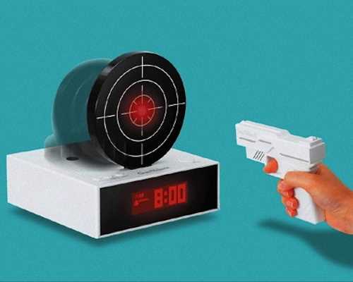 shooting alarm clock instruction manual