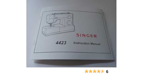 singer 4423 instruction manual