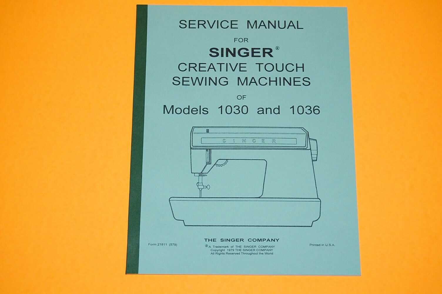 singer creative touch 1030 instruction manual