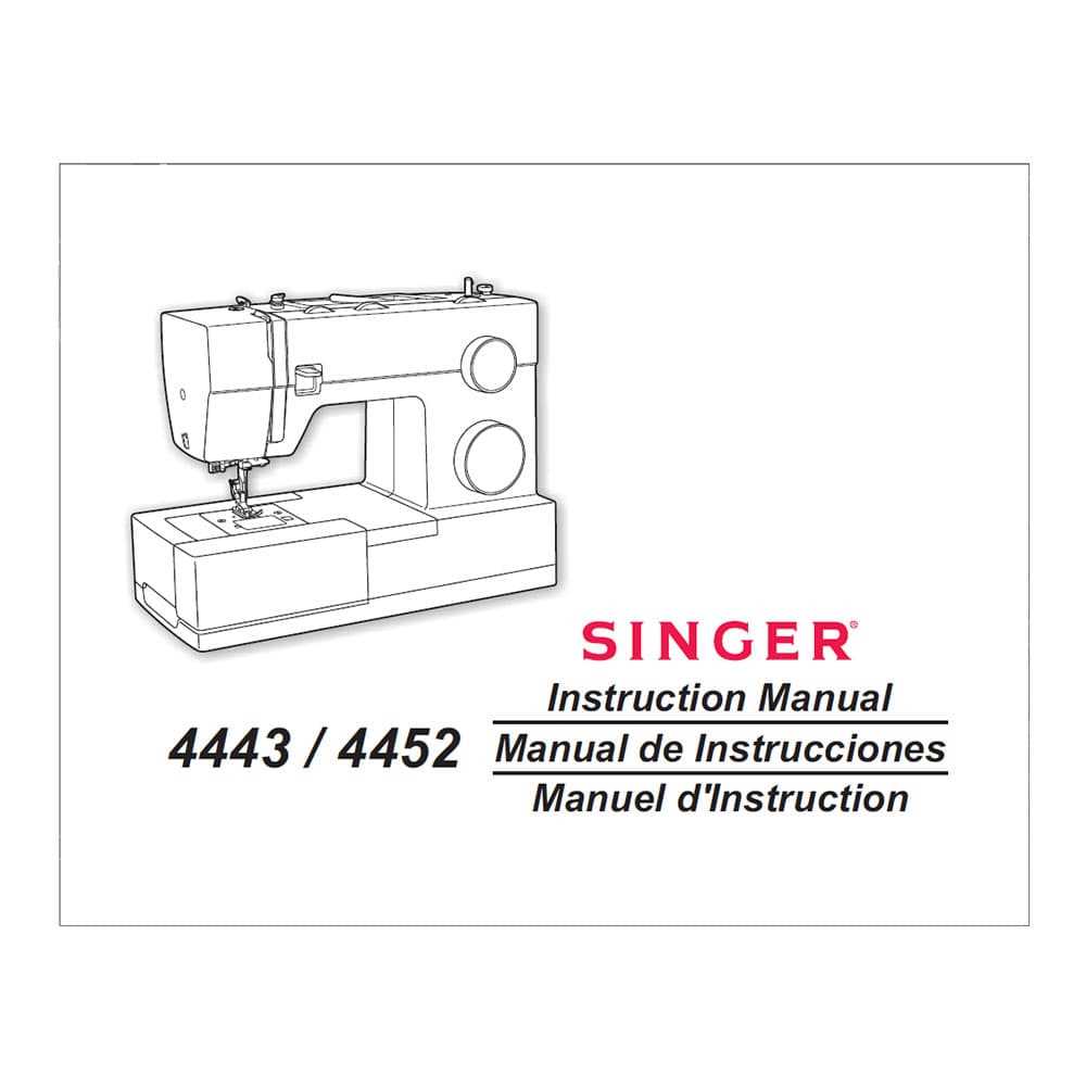 singer model 9410 instruction manual