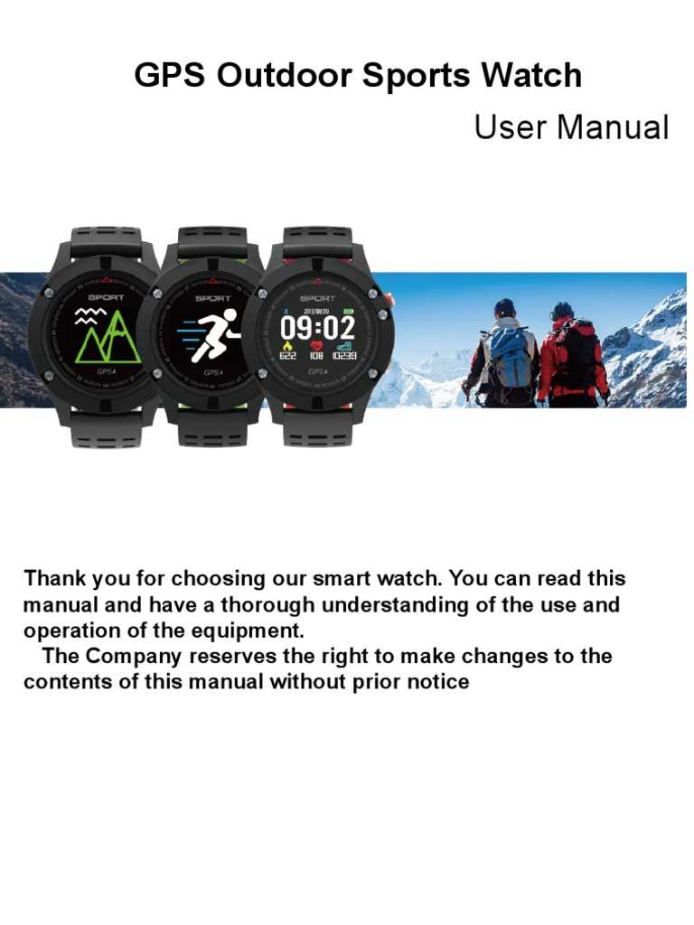 smart watch instructions manual