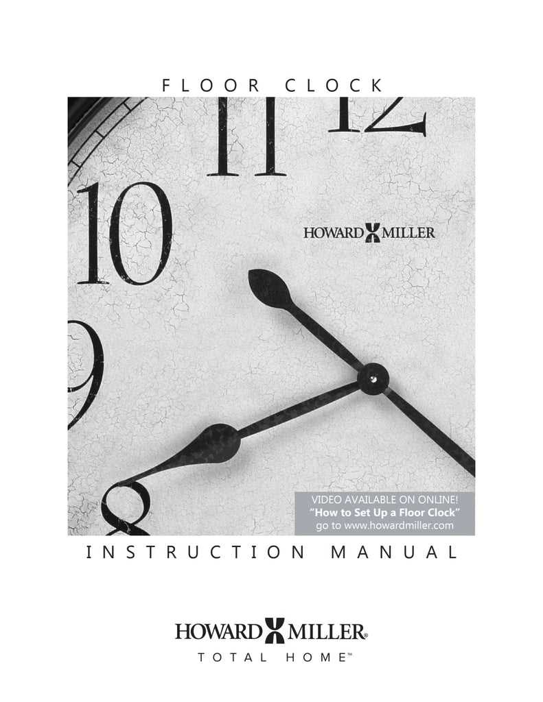 tempus fugit grandfather clock instruction manual