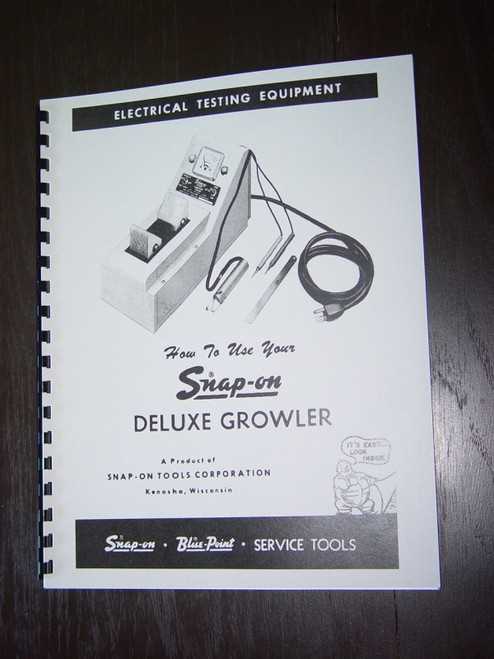snap on portable power 1700 instruction manual