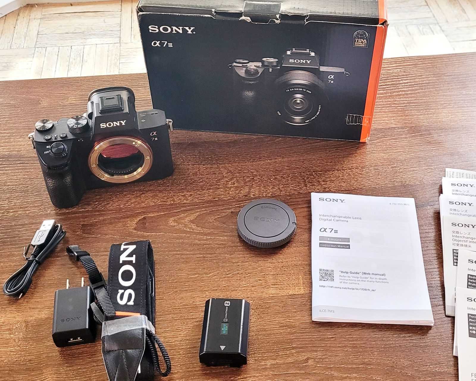 sony a7 iii instruction manual